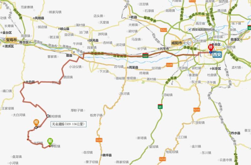 太白山秦岭腹地大穿越线路:汉中市洋县华阳镇宝鸡市太白县黄柏塬,75